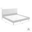 Structure de lit plateforme Greylynn en bois avec tête de lit tapissier-1754833304-1754833307