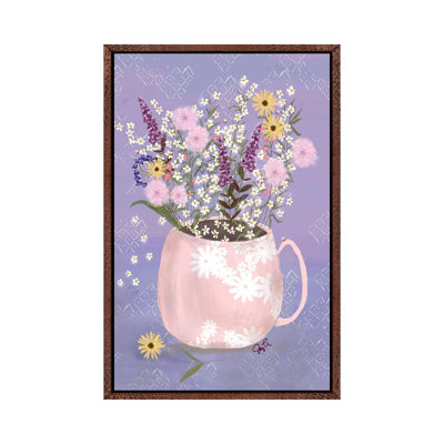 Wildflower Vase I by Joy Laforme - Painting on Canvas