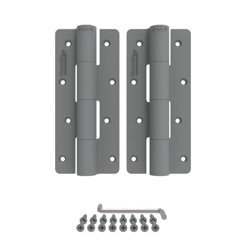 Heavy Duty Butterfly Hinge, Gray