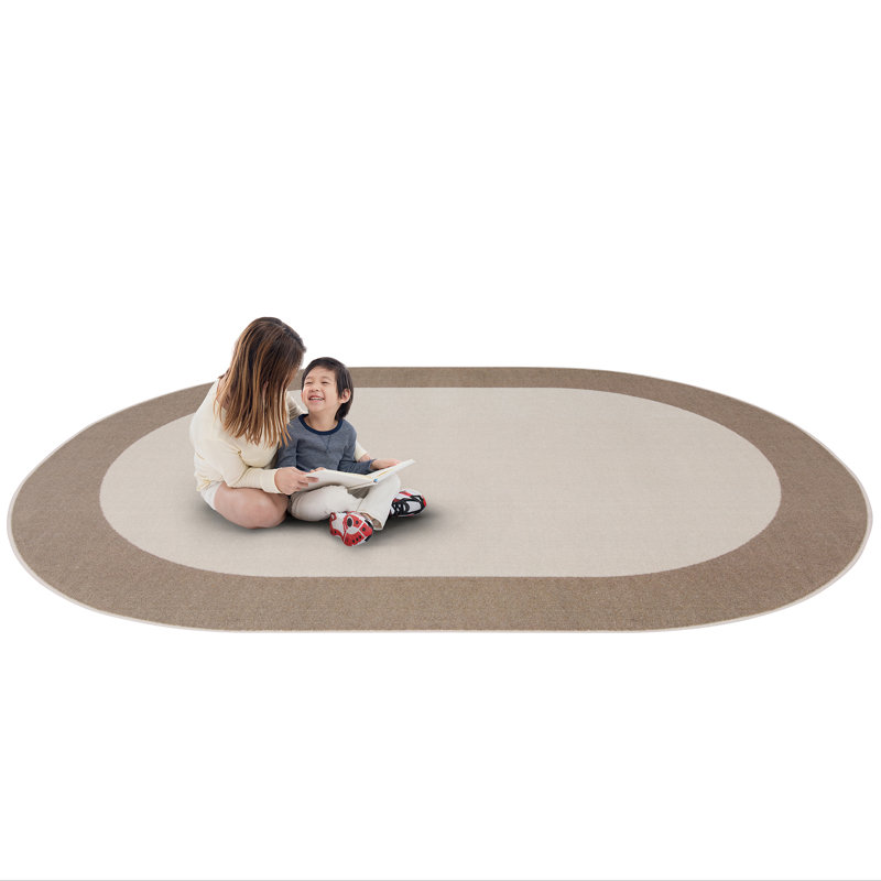 Easy Going by Joy Carpets Area Rug, Oval 5'4" x 7'8"
