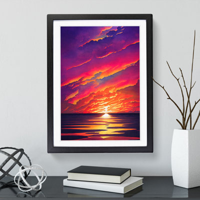 Beauteous Ocean Sunset - Wall Art
