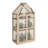 Outdoor or Indoor Greenhouse - Cold Frame Green House with Polycarbonate Panels, Wood Frame, and Removable Shelves - Garden Decor by Pure Garden