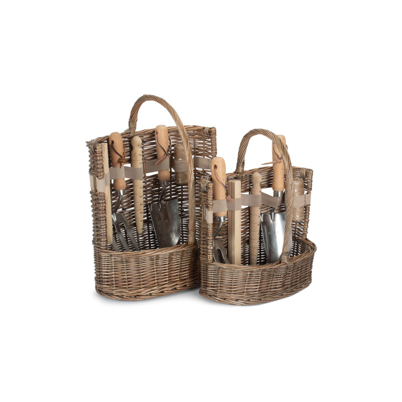 Lebeau 2 Piece Wicker Garden Tool Set