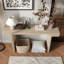 Console de ferme rustique de 60 pouces, finition en bois vieilli pour l'entrée et le salon, durable et peu encombrante-415995090