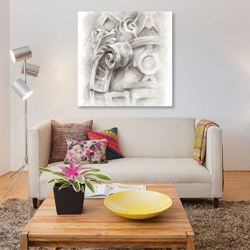 « frise study i », reproduction d’art sur toile, H 26 po x l 26 po x P 1,5 po