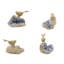 Bird on Celestite Rock II Figurine