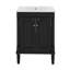 Armoire de rangement de salle de bain moderne à 2 niveaux avec grandes tablettes de rangement-71087778