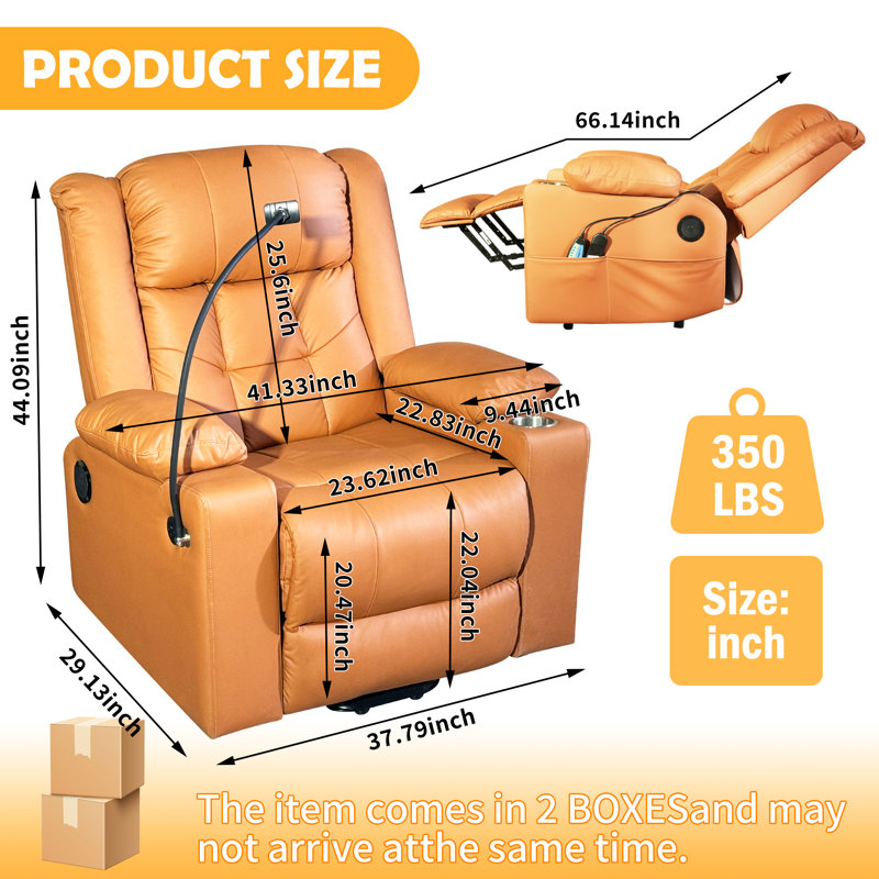 Grand fauteuil inclinable lève-personne électrique