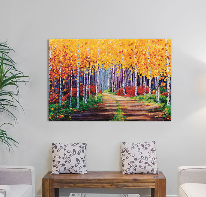 «Traversing» par Kimberly Adams - reproduction d'art sur toile tendue, H 26 po x l 40 po x P 1,5 po