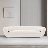 Hervie 96.46'' Round Arm Sofa