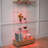 Modern Glass Display Cabinet With 2 Large Drawers-540084734