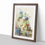 Still Life with Fruit & Flowers by Jean Bernard - Framed Print-55615574-55615582