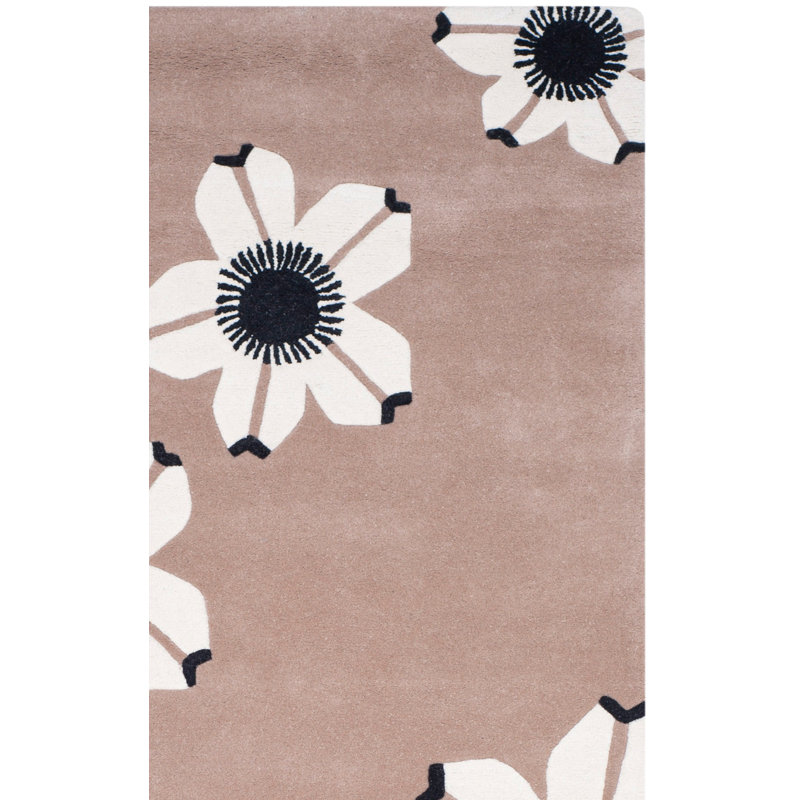Quandro Alr-Allure Hand Tufted Wool Rug, Rectangle 4' x 6'