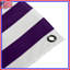 Purple White Stripes Wall Tapestry - Stripes Wall Decor-1498815436