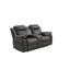 Causeuse inclinable gris Steban