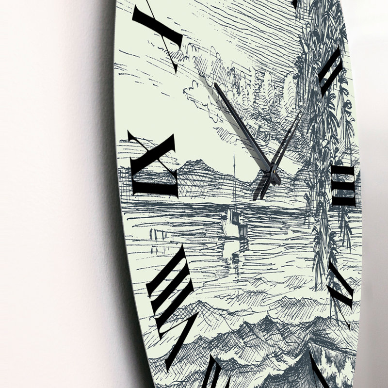 Horloge murale très grande, Moyen