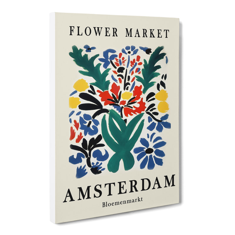 Amsterdam Flower Market Exhibition No.1 - Wrapped Canvas, 76cm H x 50cm W x 3cm D
