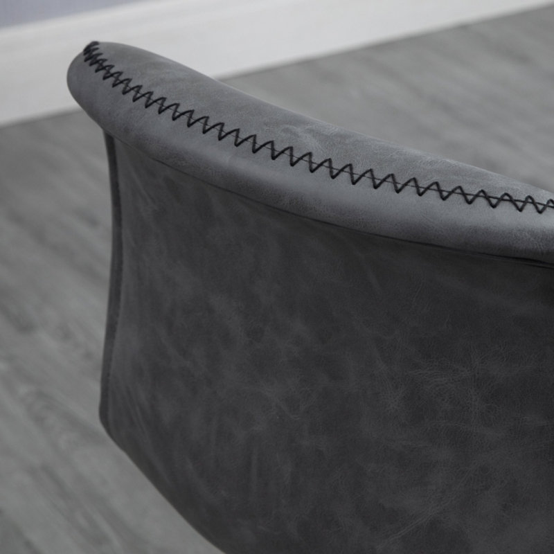Swivel Counter Stool with Metal Frame