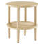 Table d'appoint ronde avec tablette en rotin Modway Torus-90623433