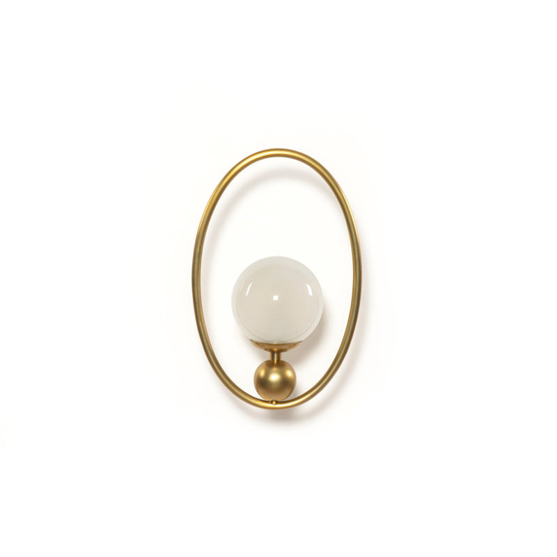 Dailene Solid Brass Armed Sconce