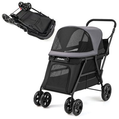 Poussette pour chien de petite taille moyenne Gymax