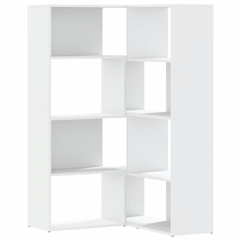 Azamat 140cm H x 85cm W Bookcase, White