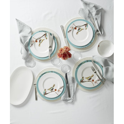 Lenox Chirp Saucers/Party Plates, Set of 4