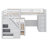 Janai Kids Twin Over Twin Over Full Bunk Bed with Drawers-1370034603