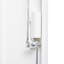 Armoire casier de rangement en métal - maison, tablette réglable avec serrure blanche pour garage, teinte