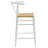 Amish Wood Bar Stool In Teak-108891647-108891651
