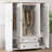 4 Door Wardrobe Armoire Closet with 2 Drawers-996712342