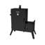 Fumoir vertical décalé gris anthracite 1890 pouces carrés