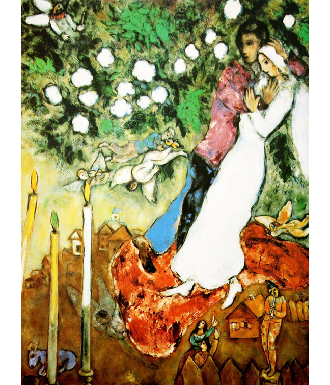 Marc Chagall The Clock Oil Painting Reproductions for sale