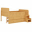 Lit en bois avec lumière DEL, tiroirs de rangement-1652416424