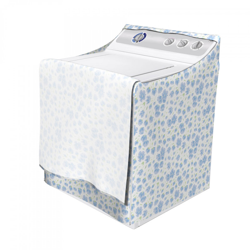 Housse pour machine à laver à fleurs