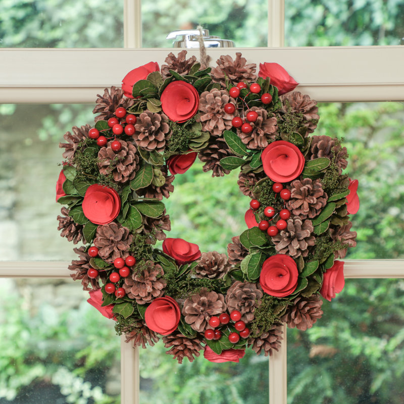 Handcrafted Preserved 36cm Wreath