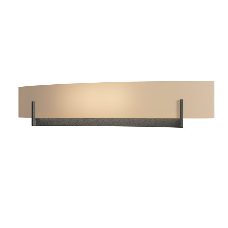 Axis 2 - Light Flush Mounted Scone, 5.6" H x 28" W x 4.8" D, Sand, Natural Iron