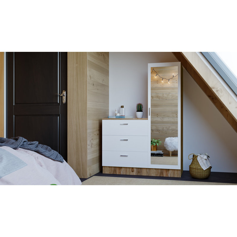 Multi Purpose Cabinet, Brun / blanc