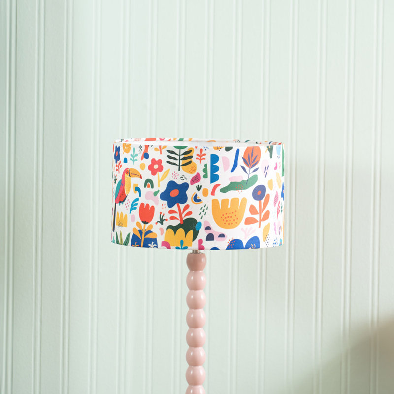 Linda Wood Table Lamp, Yes, Pink