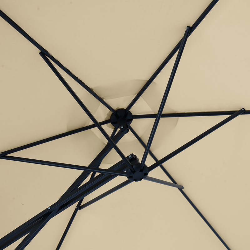 Parasol en porte-à-faux 10 pi Darathy, Beige
