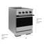 ZLINE Autograph 24 in. Satin Stainless Marino Induction Range with 3 Elements and Black Accents-1686372202