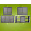 Armoire de rangement ECOFLEX 48 po Versa en gris-219516302