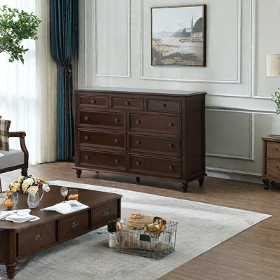Commode d'appoint en bois massif