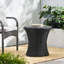 Table en sablier en sablier sans plateau en verre