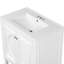Meuble-lavabo blanc de 30 po avec lavabo, portes à fermeture douce, tablette réglable, lavabo en céramique, bois véritable et saveur, matériaux,-414851778