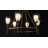 35" W x 31" H 6-Light Ring Chandelier in Aged Brass with Layered White and Clear Glass