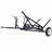 Adjustable Bale Mover,ATV/ UTV/ Truck Universal Round Hay Bale Trailer,1500lbs