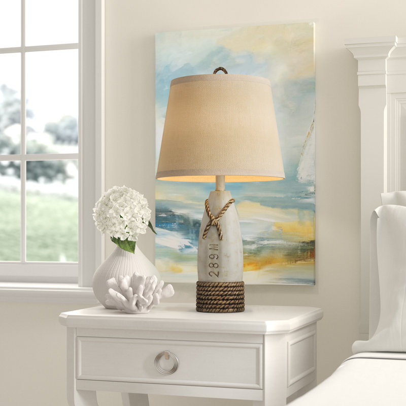 Lampe de table 26,25 po Chaplecroft, Blanc vieilli