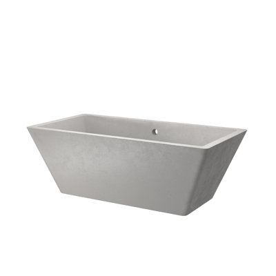 Mendocino NativeStone 66" Concrete Bathtub