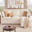 Sarang 4-Piece Modular Cloud Couch Reversible Sectional with Ottoman-1530037035
